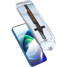 AktarMobile iPhone Xr Ekran Koruyucu & Hızlı Kurulum Aparatı - Anti-Dust Toz Geçirmez - 9h Temperli Cam