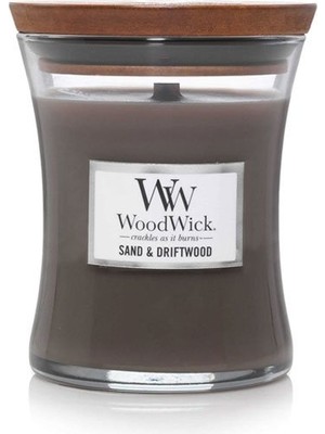 Wood Wick 92378E Ww Orta Kavanoz Mum Sand & Driftwood