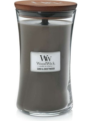 Wood Wick 93378E Ww Büyük Kavanoz Mum Sand & Driftwood