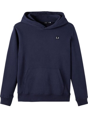 Lmtd Düz Erkek Çocuk Lacivert Sweatshirt Nlmnote Ls Sweat W Hood