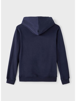 Lmtd Düz Erkek Çocuk Lacivert Sweatshirt Nlmnote Ls Sweat W Hood