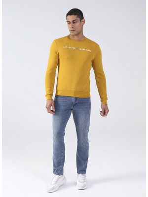 Lee Cooper O Yaka Hardal Erkek Sweatshirt 231 Lcm 241021 Stewar