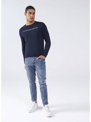 Lee Cooper O Yaka Lacivert Erkek Sweatshirt 231 Lcm 241021 Stewar