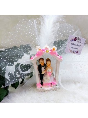 Hayaller Dükkanı 30 Adet Çardakta Gelin Damat Biblo Nikah Şekeri