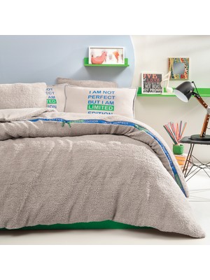 Yataş Bedding Coverme Perfect Tek Kişilik Battaniye Nevresim Takımı - Bej