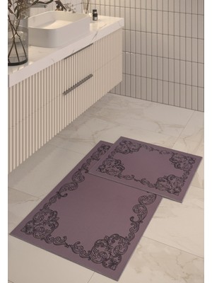 Carpeto Aspen 2'Li Banyo Paspası 60 x 100 + 50 x 60 cm