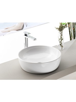 Cerastyle One 46 cm Tezgah Üstü Çanak Lavabo