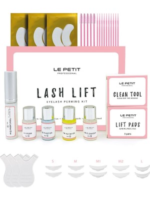 Le Petit Professional Le Petıt® Kirpik Lifting Seti, Lash Lift, Kaş & Kirpik Perma Seti (Full)