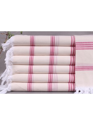 Kayra Export Fuşya Gelin Hediyesi Hediye Havlu 100 x 180 cm Pamuk Havlu Şezlong Peştemali Yoga Havlu