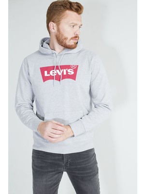 Levi's Pamuklu Regular Fit Kanguru Cepli Kapüşonlu Sweat Erkek Sweat A2441