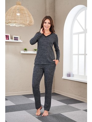 Pjs Kadın Uzun Kollu Pijama Takımı 23551
