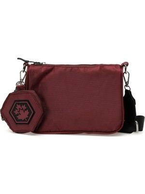 Lumberjack Tex Bzk Cprz 2pr Bordo Kadın Çapraz Çanta