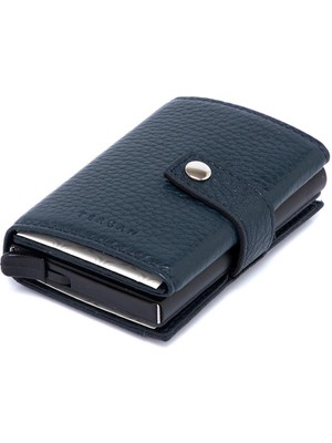 Tergan S1KK00000263 Lacivert Deri Erkek Cüzdani