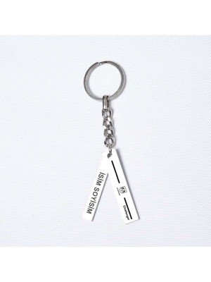 Beymarka Kişiye Özel Dodge Challenger Plaka Anahtarlık