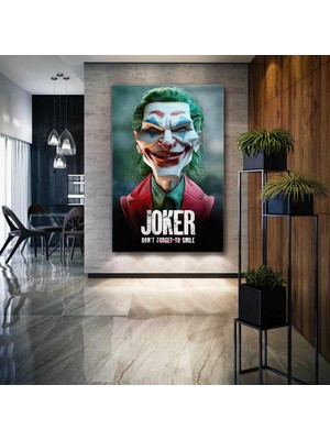 SML Tablo Joker Filmi Dont Forget To Smile Kanvas Tablo