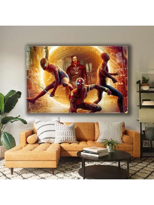 SML Tablo Spiderman Doctor Strange Marvel Karakterleri Kanvas Tablo
