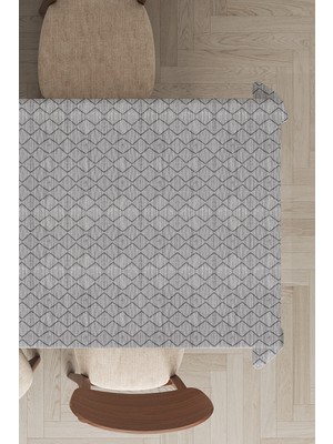 RugViva Leke Tutmayan Dokuma Elit Yıkanır Leke Tutmayan Kumaş Sade Desen Masa Örtüsü MSO082