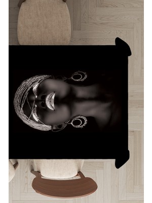 RugViva Leke Tutmayan Dokuma Elit Yıkanır Kumaş Arap Kızı Masa Örtüsü MSO451