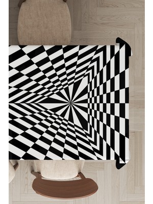 RugViva Leke Tutmayan Dokuma Elit Yıkanır Leke Tutmayan Kumaş Ilizyon Masa Örtüsü MSO208