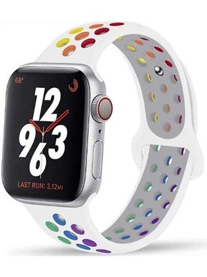  Apsuwa Apple Watch 6 40MM Uyumlu Kordon Rex Antialerjik Spor Saat Kordonu 40/DISK02--GÖKKUŞAĞI