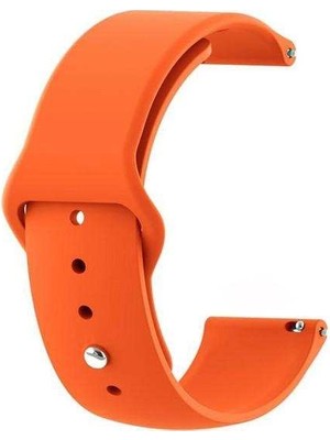  Apsuwa Fossil Gen 5 Carlyle Hr Uyumlu Kordon Mat Jel Silikon Saat Kordonu 22/qq--Turuncu