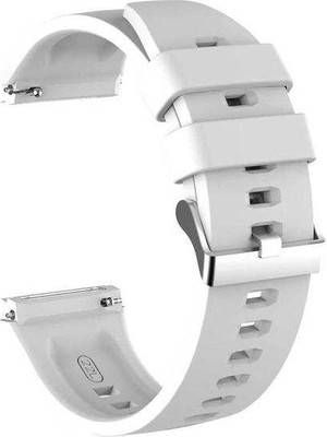 Apsuwa Fossil Sport Smartt Watch 43MM Uyumlu Kordon Gross Silikon Saat Kordonu 22/K26--BEYAZ