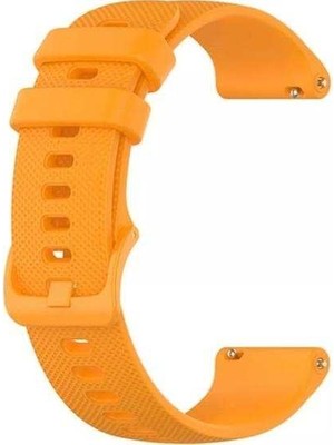  Apsuwa Xiaomi Mi Watch Uyumlu Kordon Punto Extrem Silikon Saat Kordonu 22/lm3--Turuncu