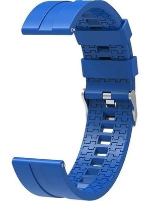 Apsuwa Amazfit Gtr 47MM Lite Uyumlu Kordon Labyrinth Silikon Saat Kordonu 22/K23--MAVI