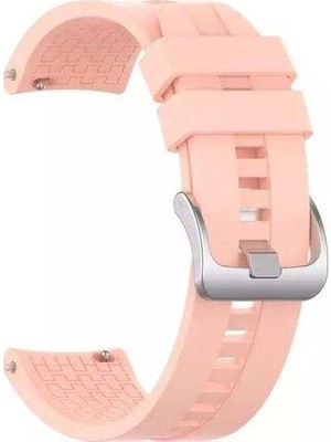 Apsuwa Amazfit Gtr 47MM Lite Uyumlu Kordon Labyrinth Silikon Saat Kordonu 22/K23--PEMBE