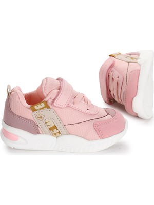 Vicco Cırtlı Kız/Erkek Çocuk Spor Ayakkabı Açık Pudra Suni Deri Poliüretan Taban