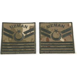 Kara Kuvvetleri Yeni Tsk Kamuflaj Uzman Çavuş Rütbeleri Arkası Cırtlı