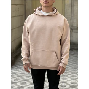 Oversize Kapişonlu 3 Iplik  Pamuk Sweatshirt