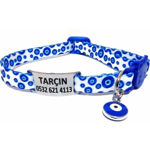 Ayz Markalama Güvenlik Kilitli Kedi Tasması, Isimli Kedi Tasması, Kedi Isimlik, Kedi Künyesi, Safety Click Tasma, Isme Özel Tasma