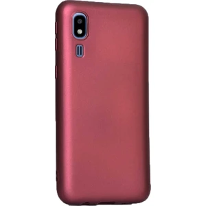  Apsuwa Samsung  Galaxy A2 Core Kılıf Premier Silikon Esnek+Nano Glass Mürdüm