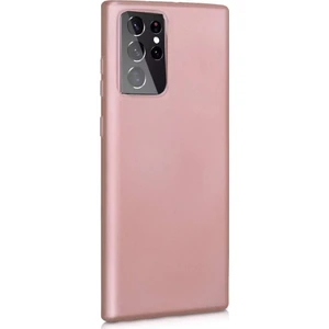  Apsuwa Samsung  Galaxy S21 Ultra 5g Kılıf Mat Soft Premier Silikon Bronz
