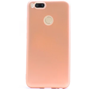  Apsuwa Xiaomi  Mi A1 Kılıf Premier Silikon Kılıf Mat Silikon Kılıf Gold