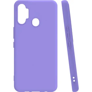 Apsuwa Tecno Spark 7 Pro Kılıf Mat Lüx Korumalı Premier Mat Silikon Mor