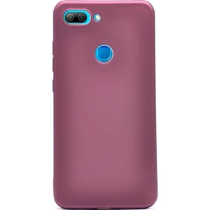  Apsuwa Xiaomi  Mi 8 Lite Kılıf Premier Silikon Koruma+Nano Glass Mürdüm