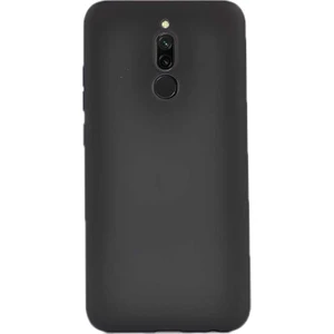  Apsuwa Xiaomi  Redmi 8 Kılıf Premier Silikon Esnek Koruma+Nano Glass Siyah