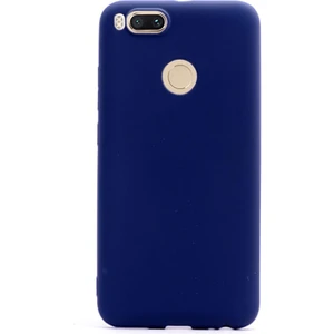  Apsuwa Xiaomi  Mi A1 Kılıf Premier Silikon Kılıf Mat Silikon Kılıf Lacivert