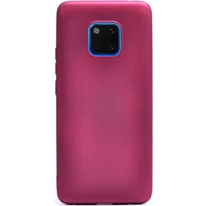  Apsuwa Huawei  Mate 20 Pro Kılıf Premier Lüx Yumuşak Silikon Mürdüm