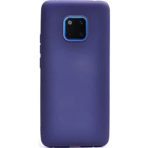  Apsuwa Huawei  Mate 20 Pro Kılıf Premier Lüx Yumuşak Silikon Lacivert
