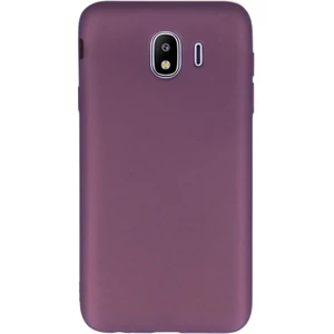  Apsuwa Samsung  Galaxy J4 Kılıf Premier Silikon Ipeksi Dokunuş Mürdüm