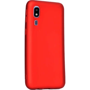  Apsuwa Samsung  Galaxy A2 Core Kılıf Premier Silikon Esnek+Nano Glass Kırmızı