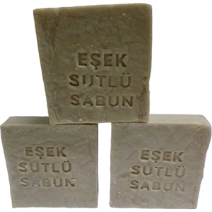 El Yapımı Eşek Sütü Sabunu 3 Adet Kül Suyu