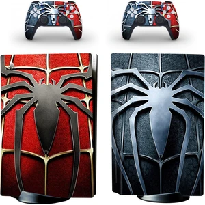 Kt Grup Spider Red-Blue Playstation 5 Dijital Versiyon Sticker Kaplama Seti