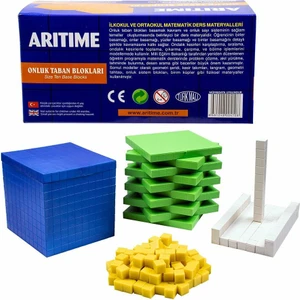 Onluk Taban Blokları Matematik Ders Materyalleri Birlik Onluk Yüzlük Bloklar 1 Paket