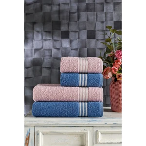 Veronica 4'lü Banyo Havlu Seti