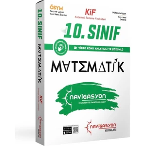 Navigasyon Yayınları 10. Sınıf Kif Matematik