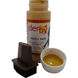 Mont Direksiyon Koltuk Deri Boyası 100 ml ve Saplı Sünger 1 Adet